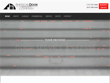Tablet Screenshot of americandoorfla.com